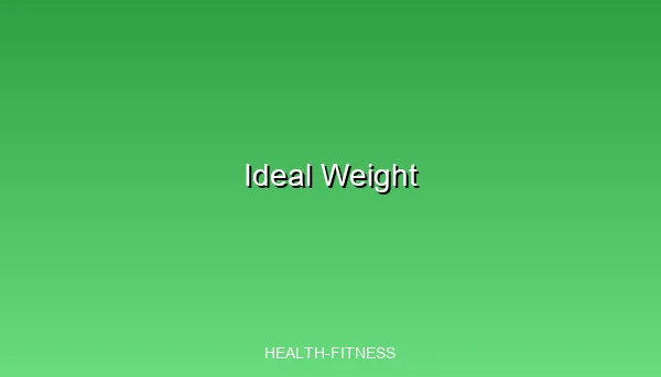 ideal-weight 3
